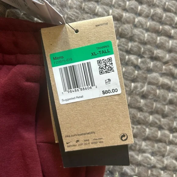 NEW! Nike Training Primary Fleece Dri-FIT UV Performance Joggers - Picture 7 of 17